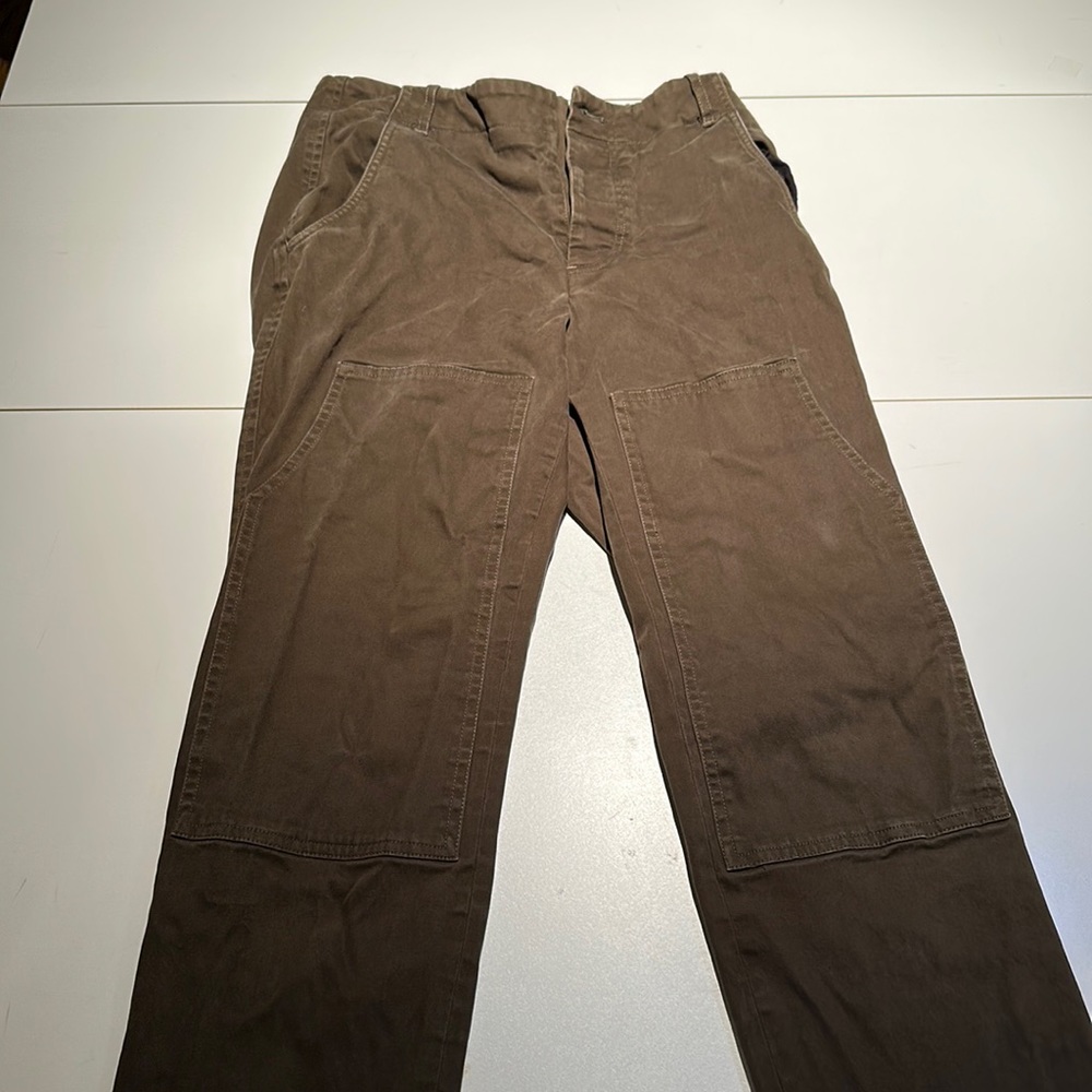 Women’s Steven Alan Green Double Knee Pant sz 2